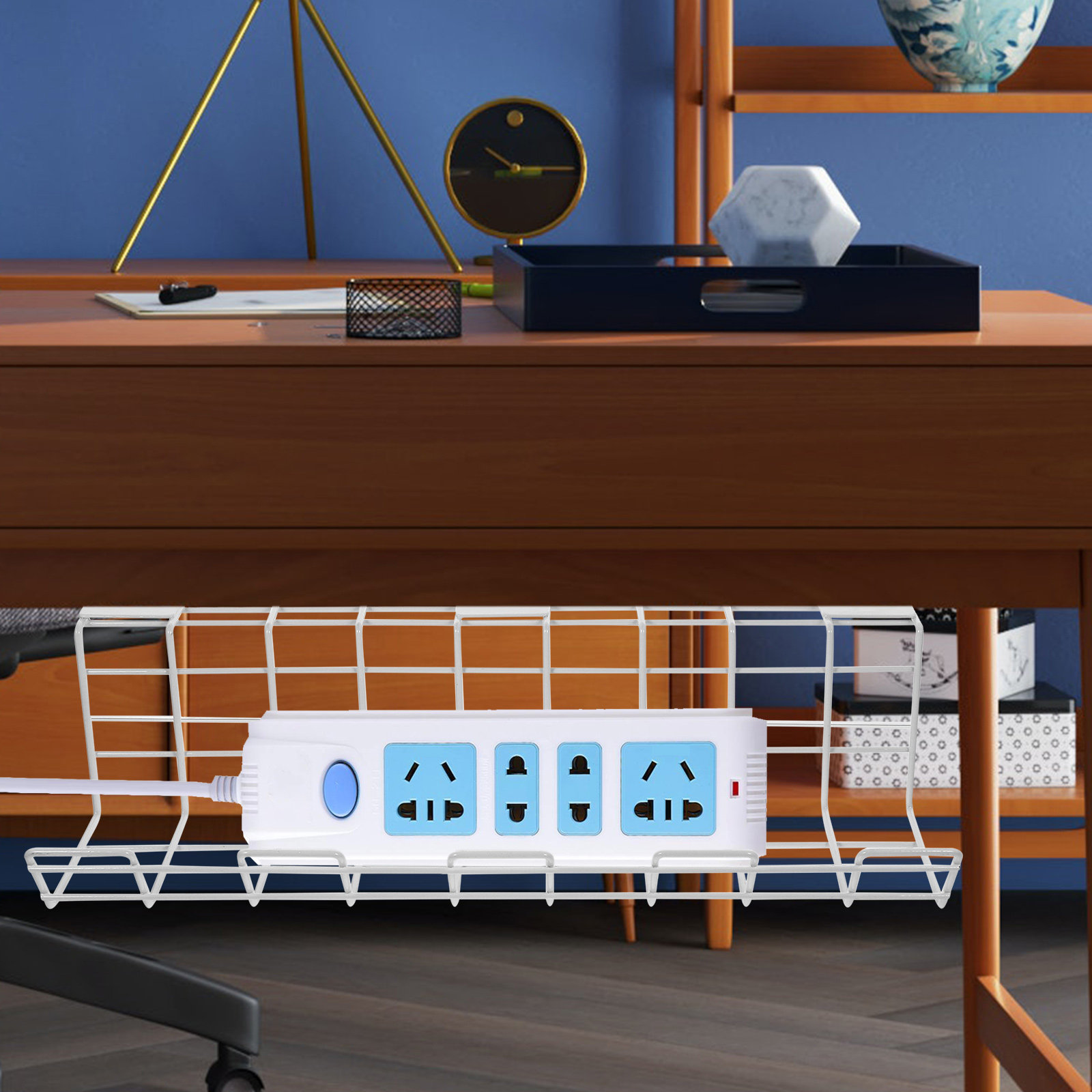 Food Storage Management - 2Pcs Under Desk Cable Management Rack