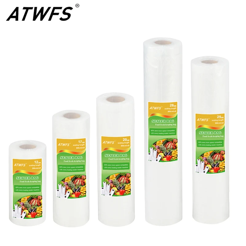 Food Storage Vacuum Bags - ATWFS Vacuum Bag Packaging Food Vacuum