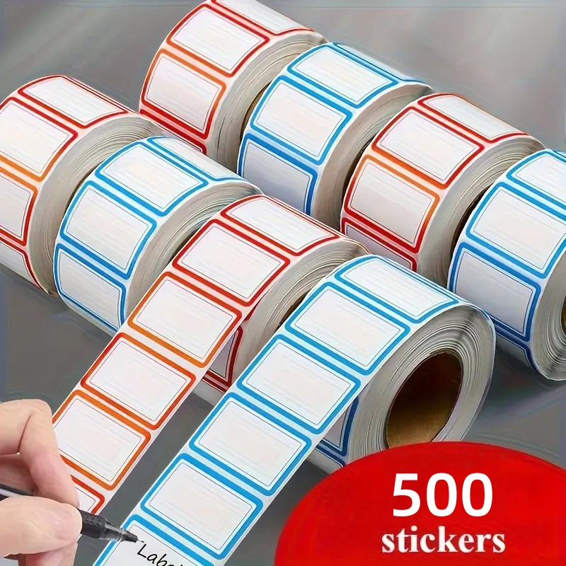 Food Storage Canister - 500Pcs Freezing Labels Stickers No Residue