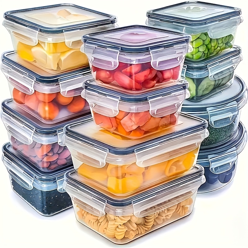 Food Storage Underground - 8Pcs Set Includes 4 Containers and