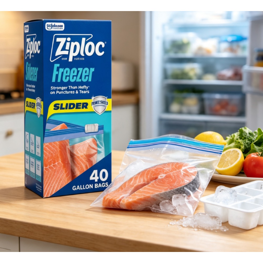 Food Storage Ziploc - Ziploc Brand Slider Gallon Freezer Food