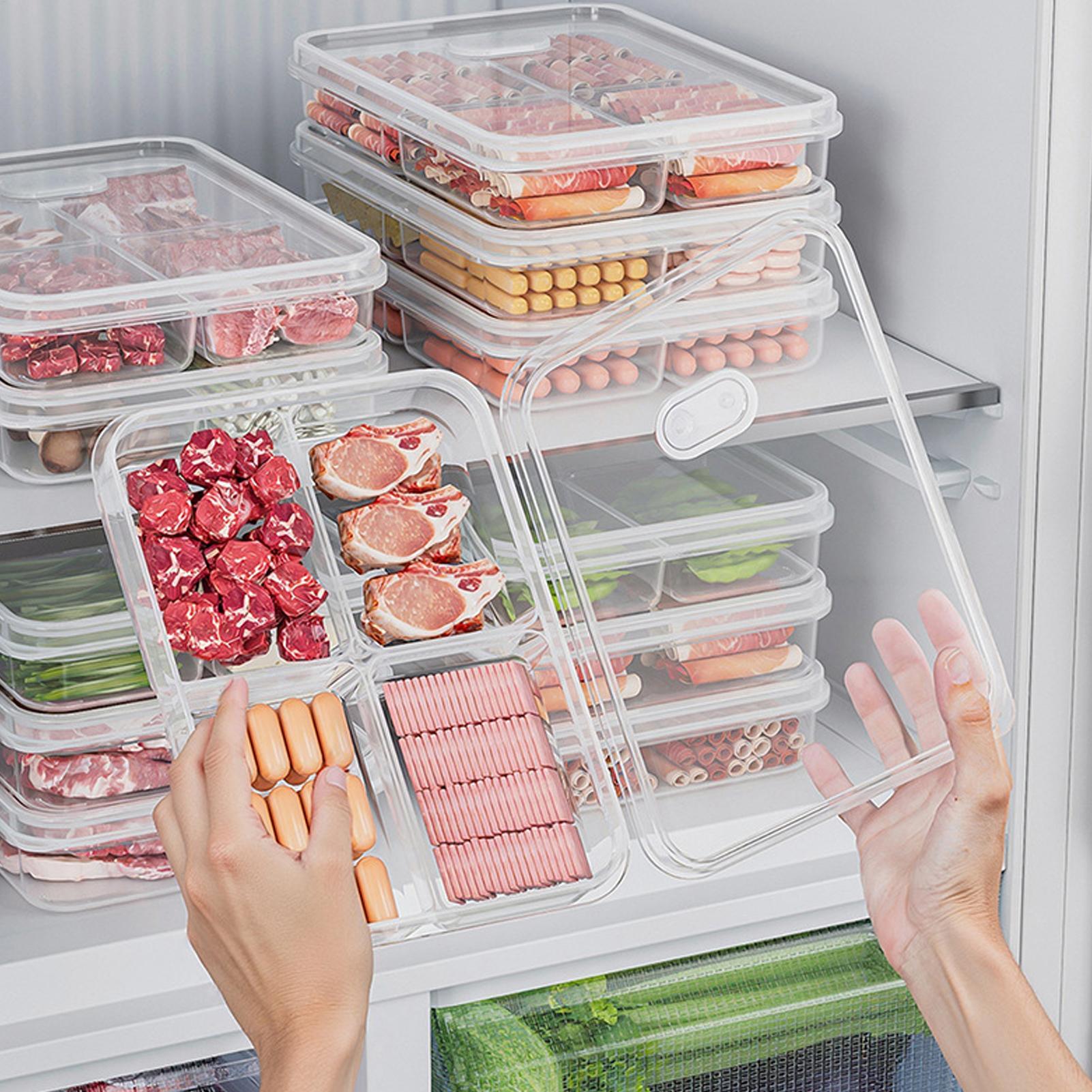 Food Storage Plastic Boxes - 1PC Refrigerator Storage Box Meat Vegetable