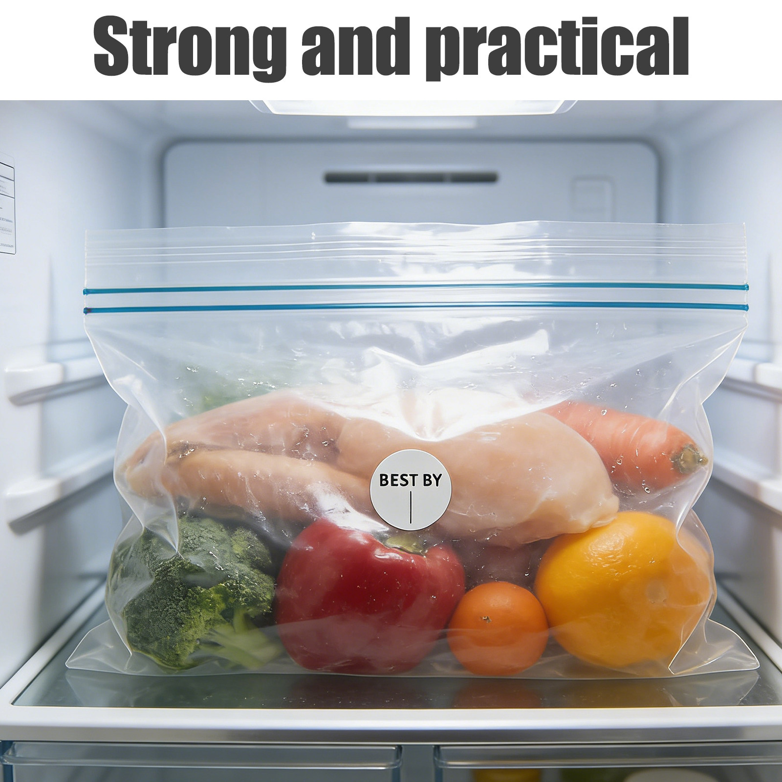 Food Storage Management - 10Sheets Food Expiration Labels Clear Date