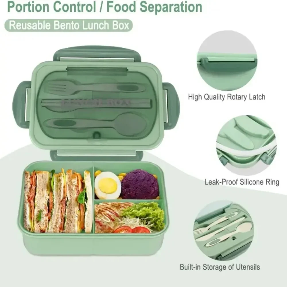 1200ML Bento Lunch Box For Adu - Food Storage Safety review and price