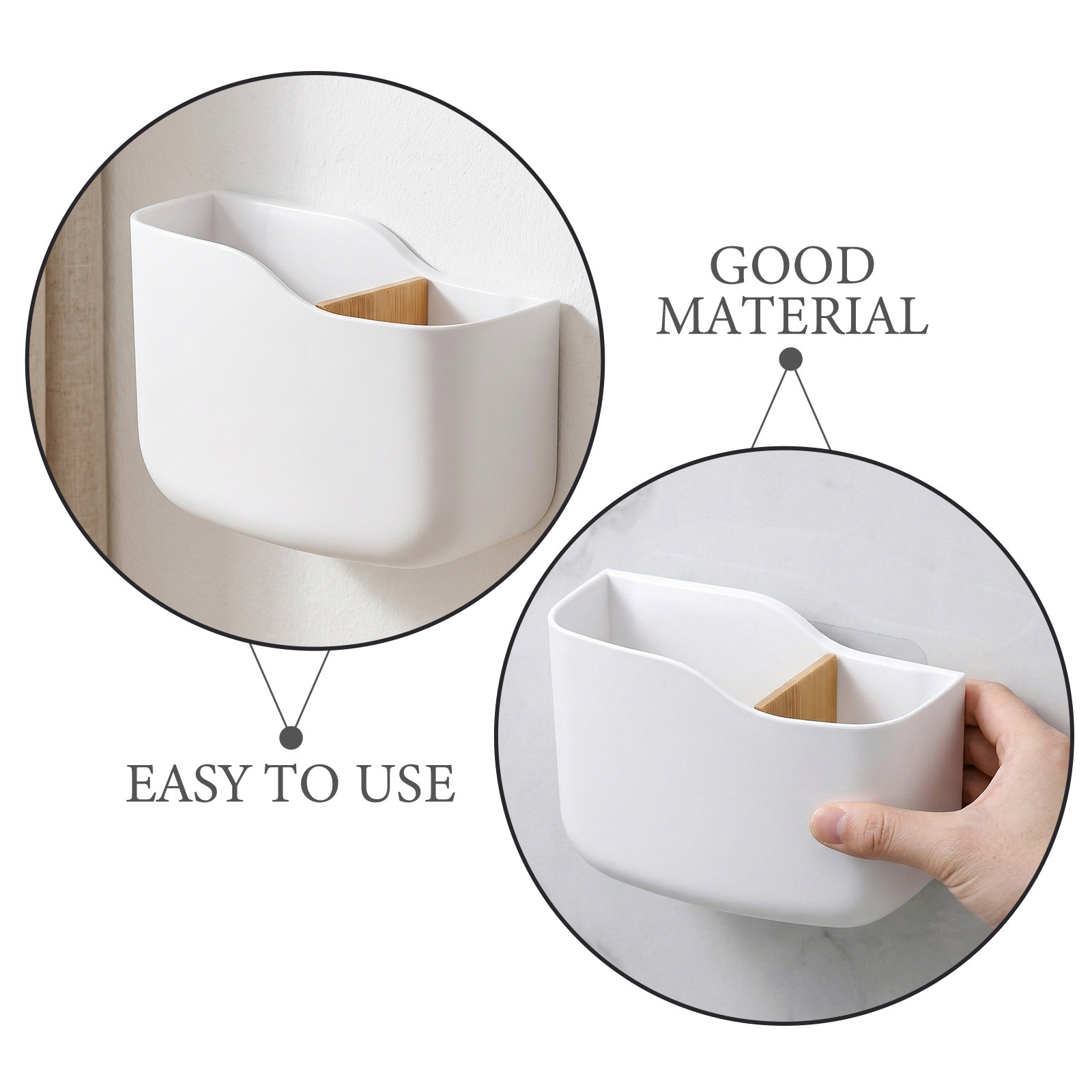 3Pcs Remote Control Holder Wal - Food Storage Plastic Boxes review and price