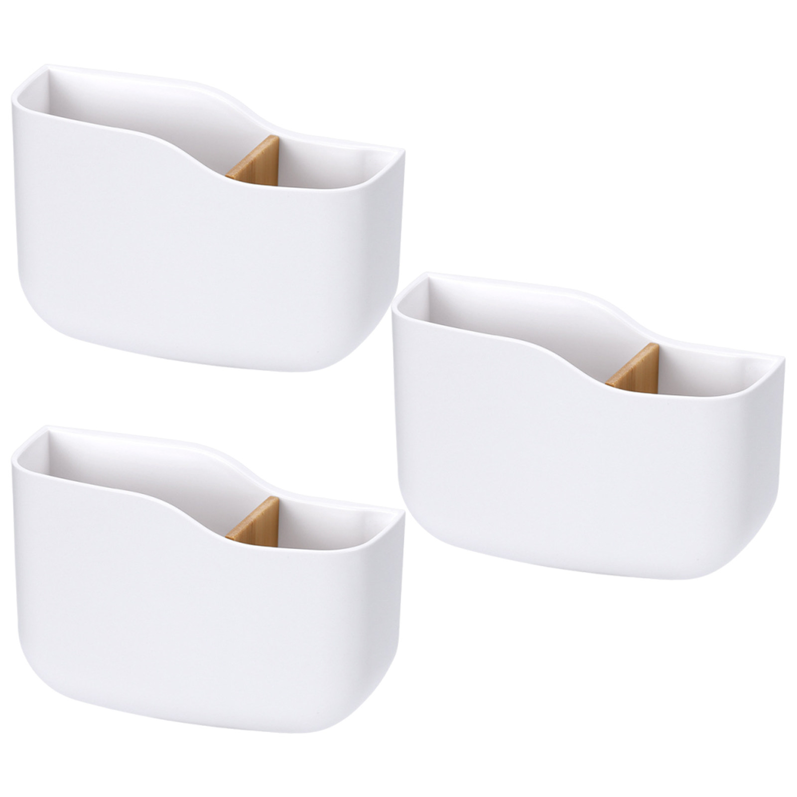 3Pcs Remote Control Holder Wal - Food Storage Plastic Boxes review and price