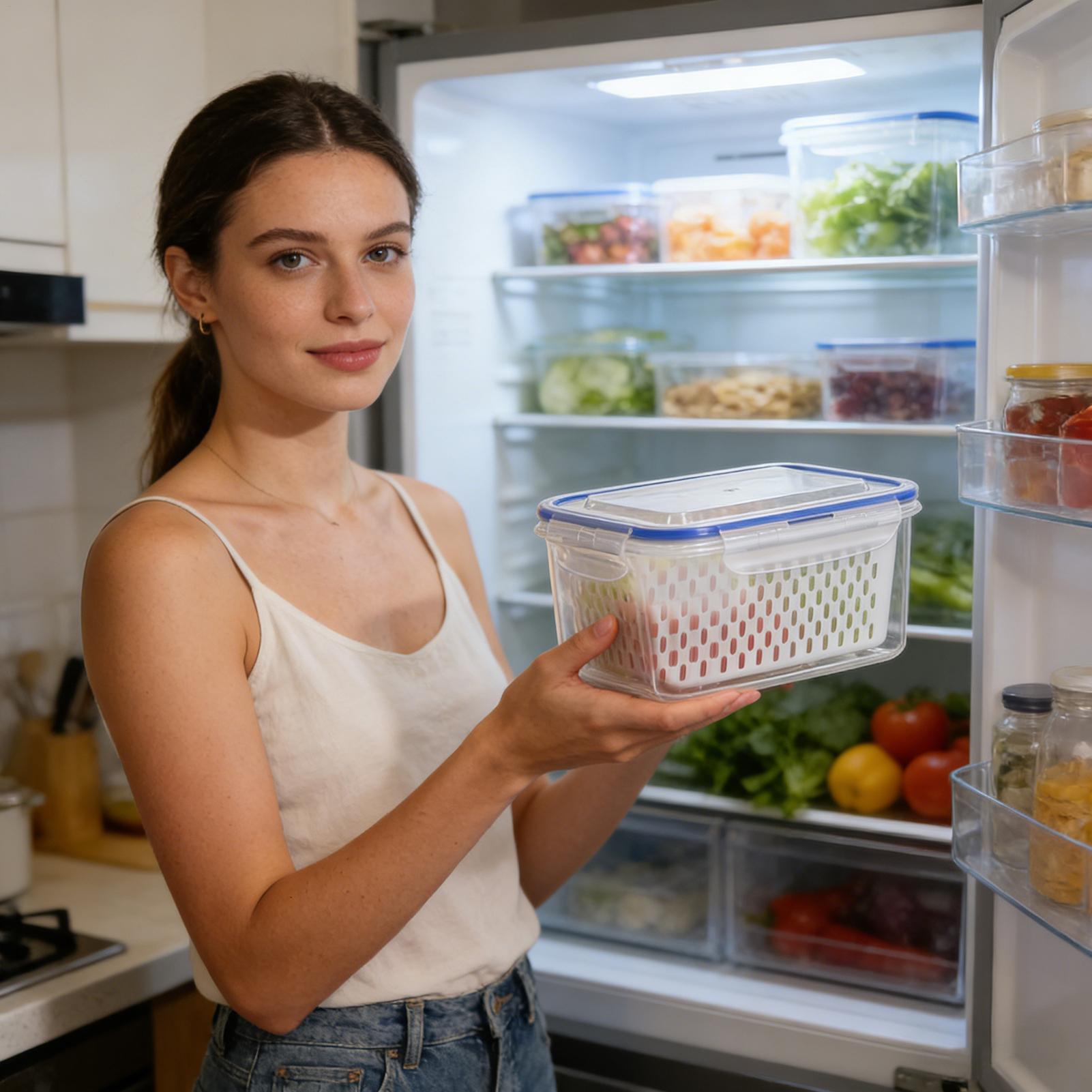 4 In 1 Food Storage Container  - Food Storage With Colander review and price