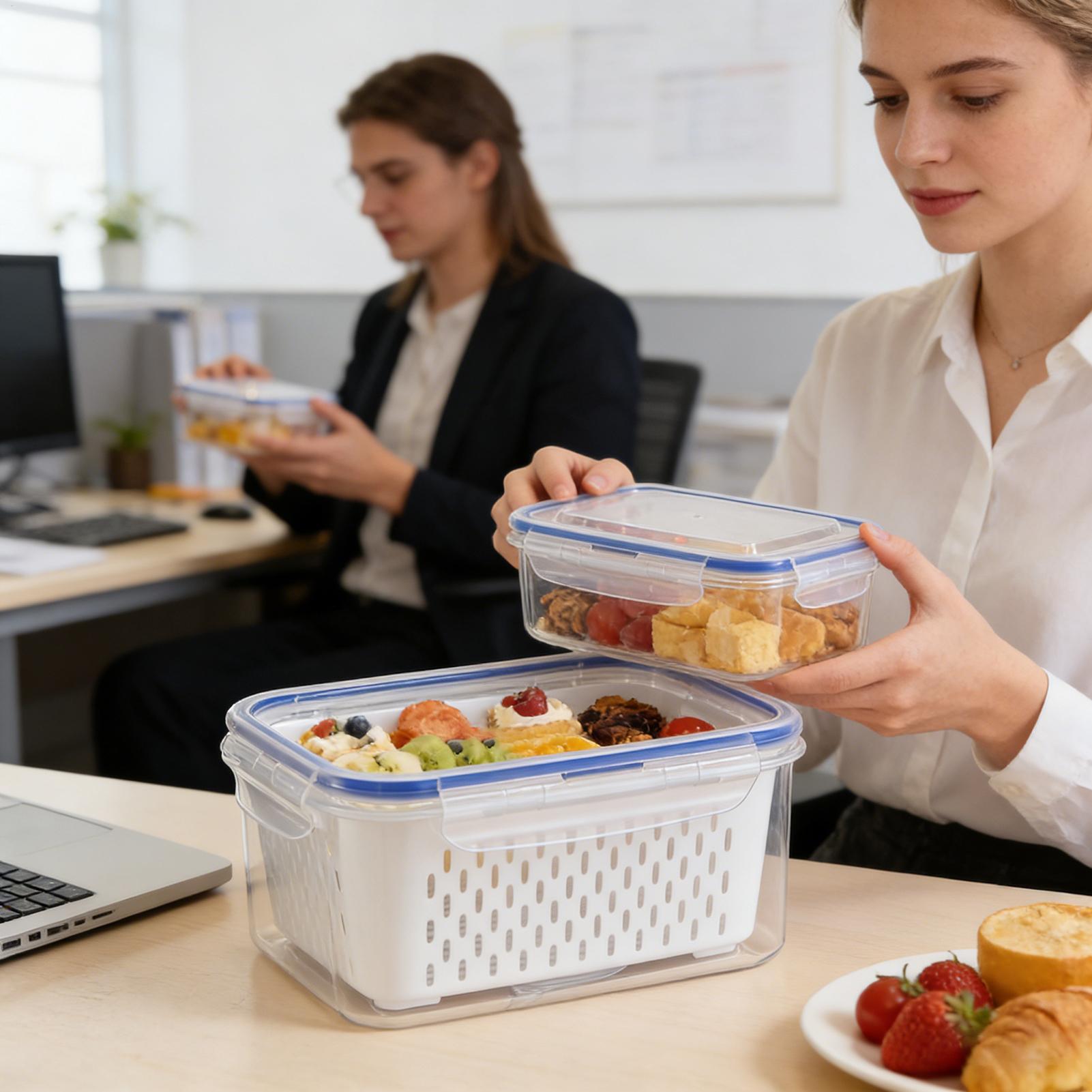 4 In 1 Food Storage Container  - Food Storage With Colander review and price
