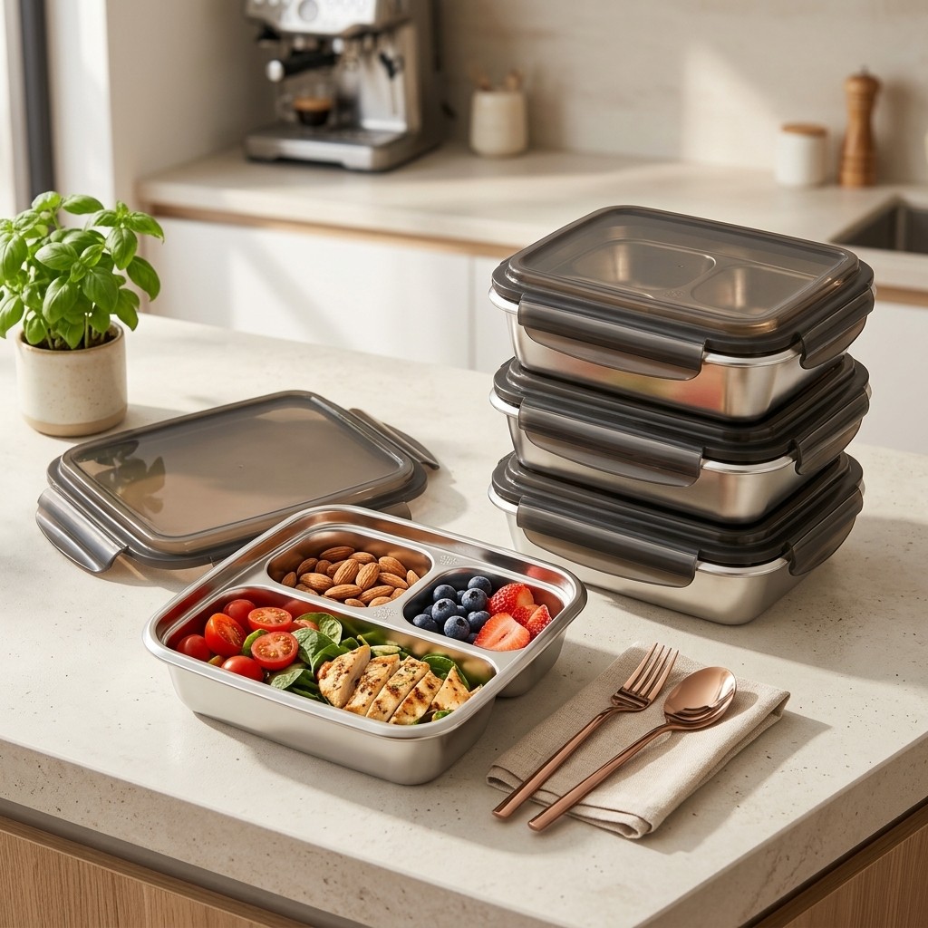 Large Capacity Lunch Container - Food Storage Safety review and price