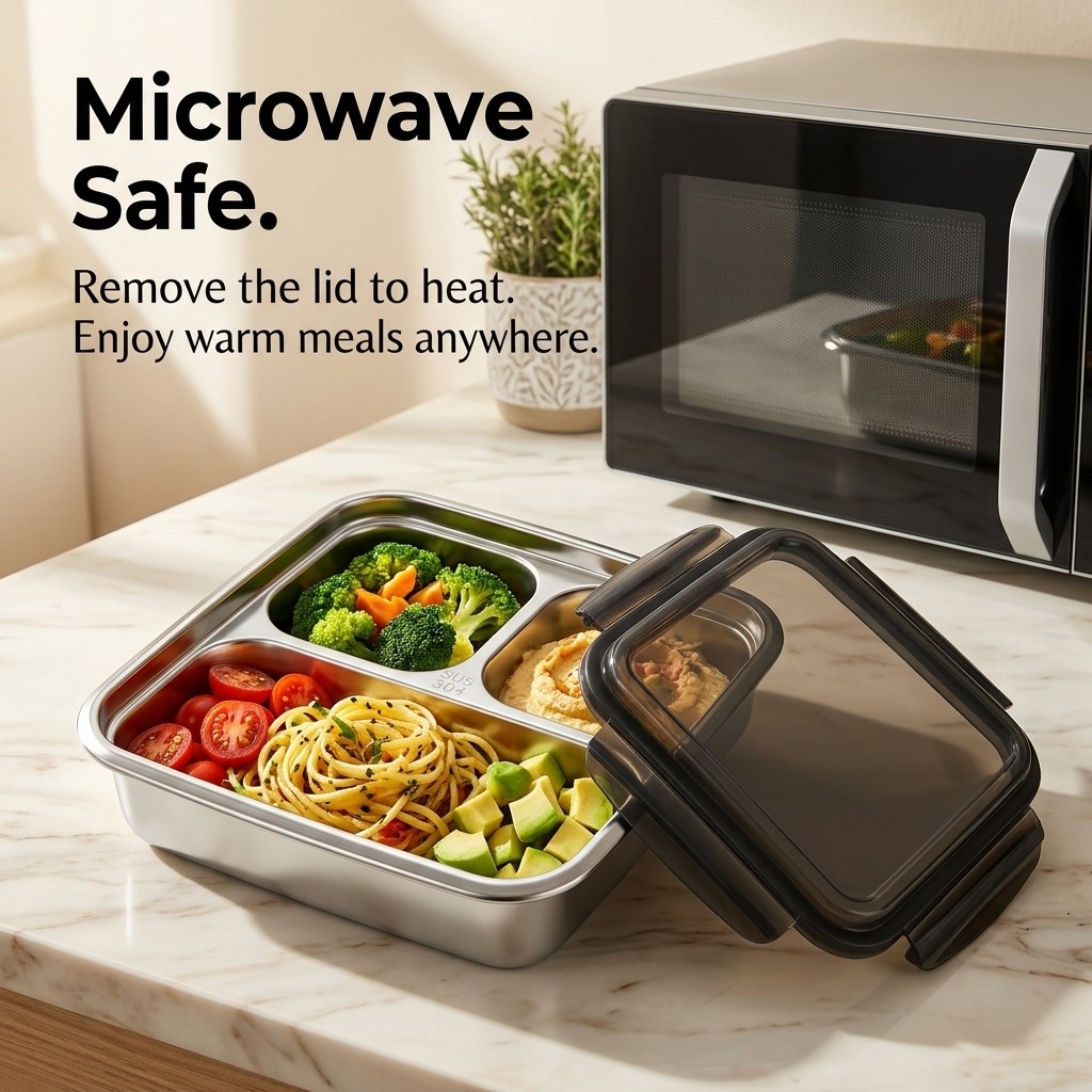 Large Capacity Lunch Container - Food Storage Safety review and price