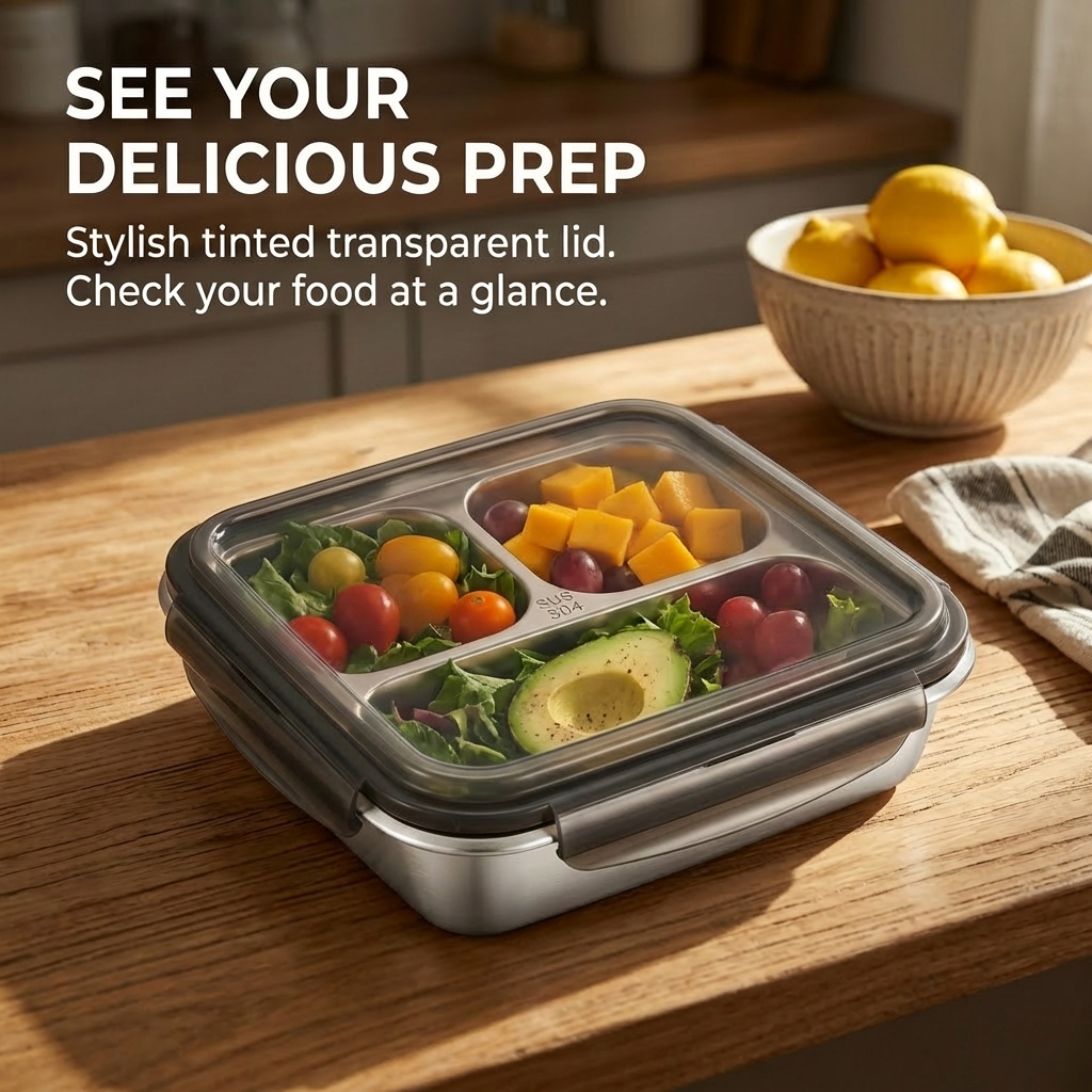 Large Capacity Lunch Container - Food Storage Safety review and price