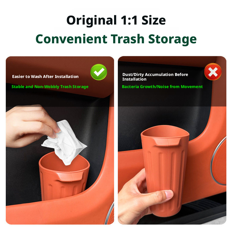 SEAMETAL Car Trash Can Food-Gr - Food Storage With Colander review and price