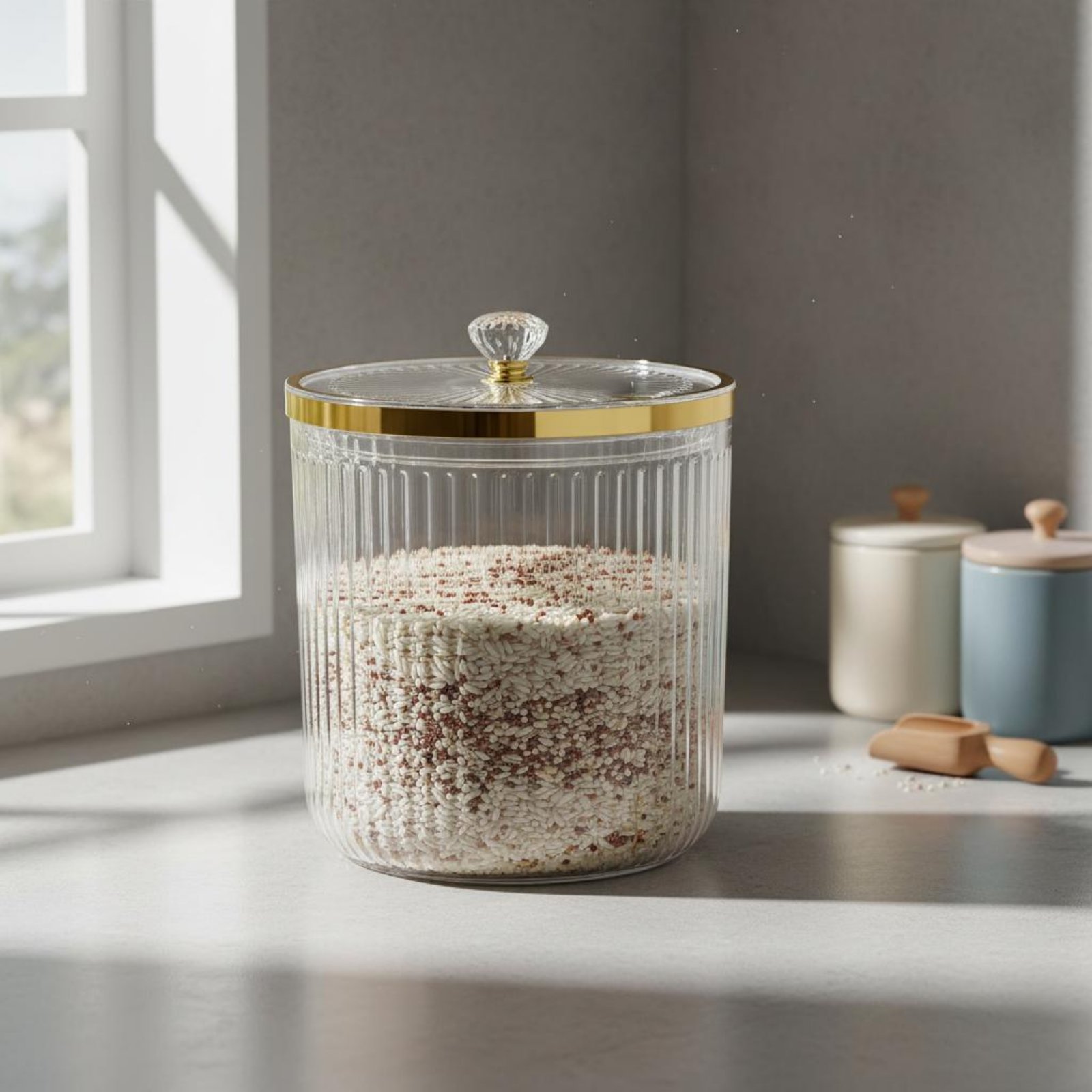 Dry Food Storage Container Wid - Food Storage Canister review and price