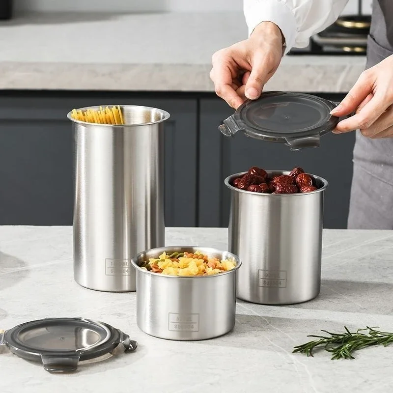 304 Stainless Airtight Contain - Food Storage Metal Box review and price