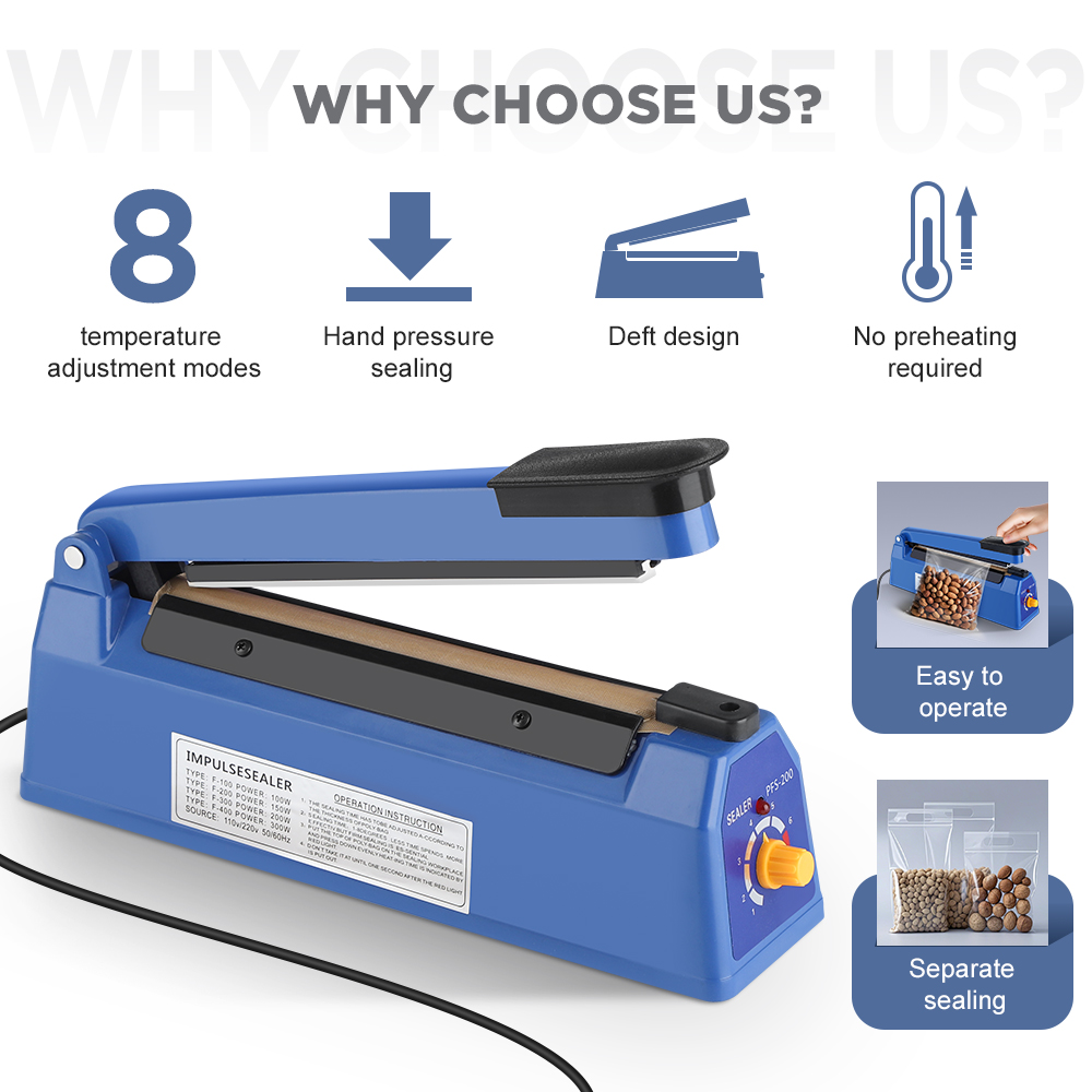 Impulse Sealer Machine Kitchen - Food Storage Vacuum Bags review and price
