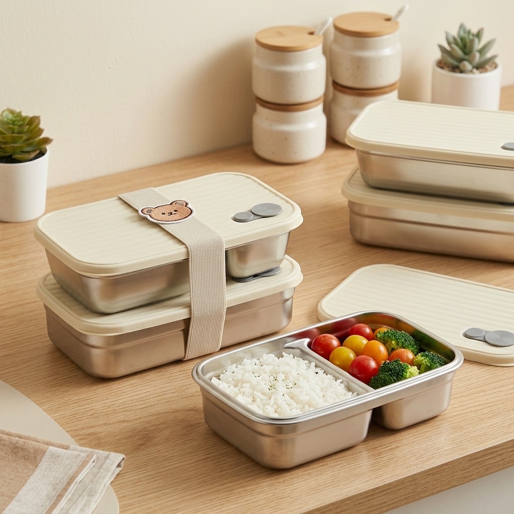 Stainless Steel Bento Box Meta - Food Storage Underground review and price
