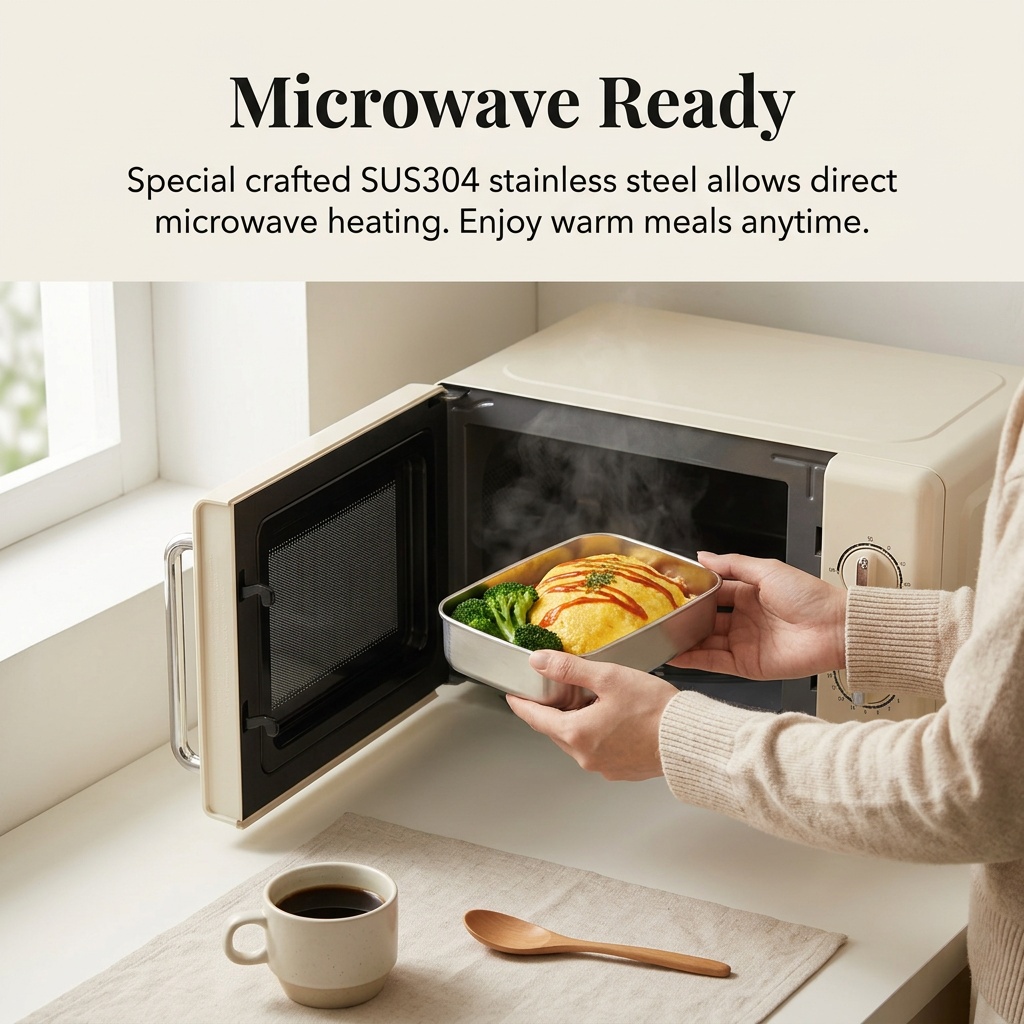 Stainless Steel Bento Box Meta - Food Storage Underground review and price