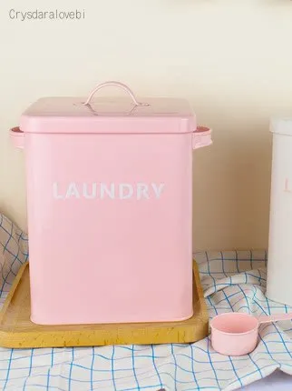 Pink White Kitchen Bathroom La - Food Storage Metal Box review and price