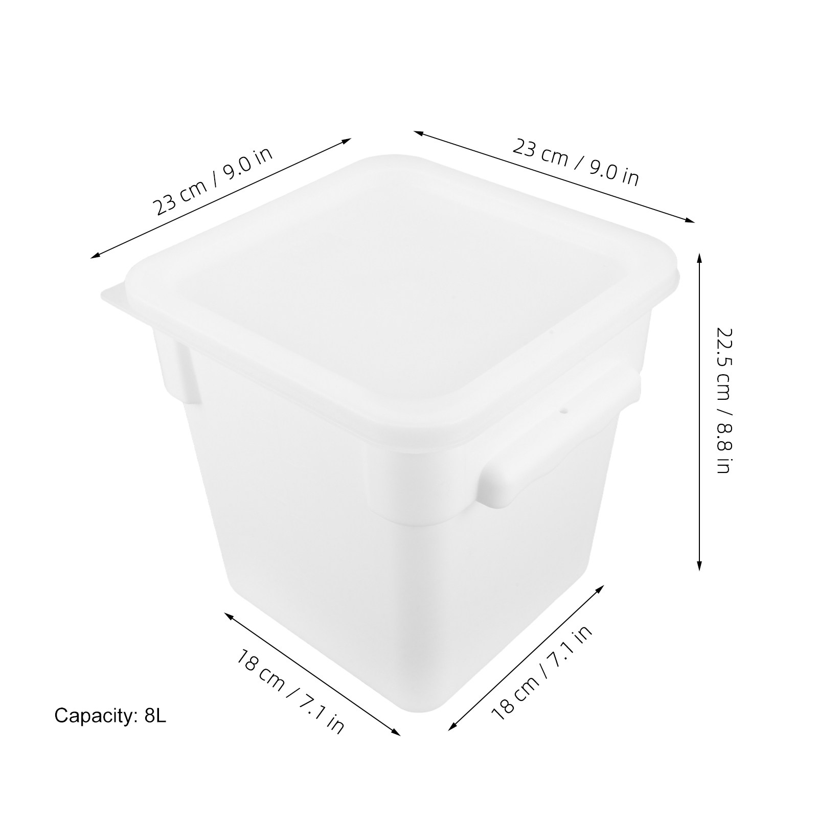 Square Plastic Food Storage Co - Food Storage And Organizer review and price
