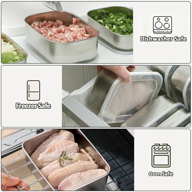 Stainless Steel Containers for - Food Storage For review and price