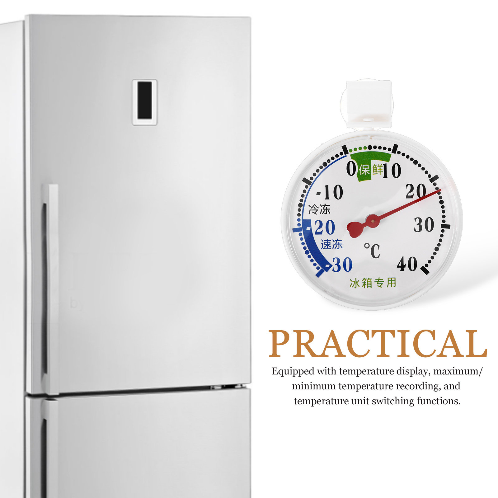 High-Low Temperature Thermomet - Food Storage Safety review and price