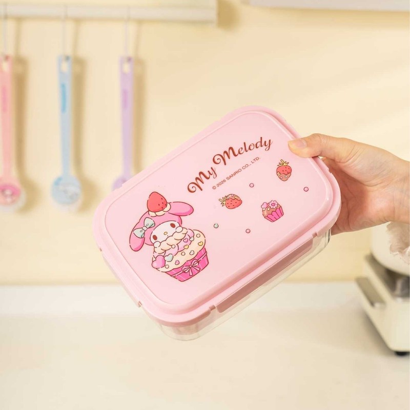 Hello Kitty Kuromi Food Storag - Food Storage With Dividers review and price