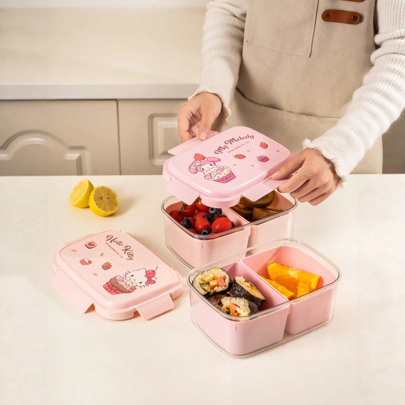 Hello Kitty Kuromi Food Storag - Food Storage With Dividers review and price