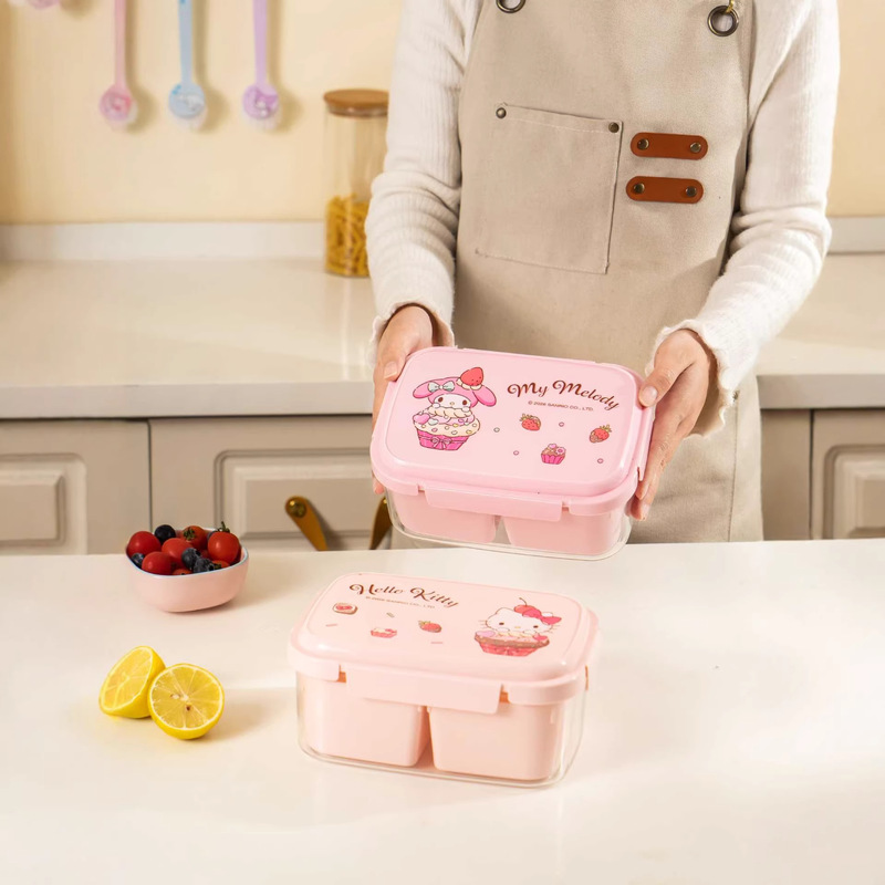 Hello Kitty Kuromi Food Storag - Food Storage With Dividers review and price