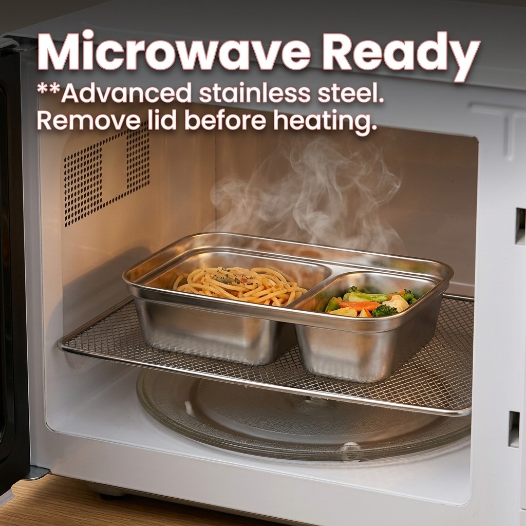 Microwave Safe 304 Stainless S - Food Storage Underground review and price