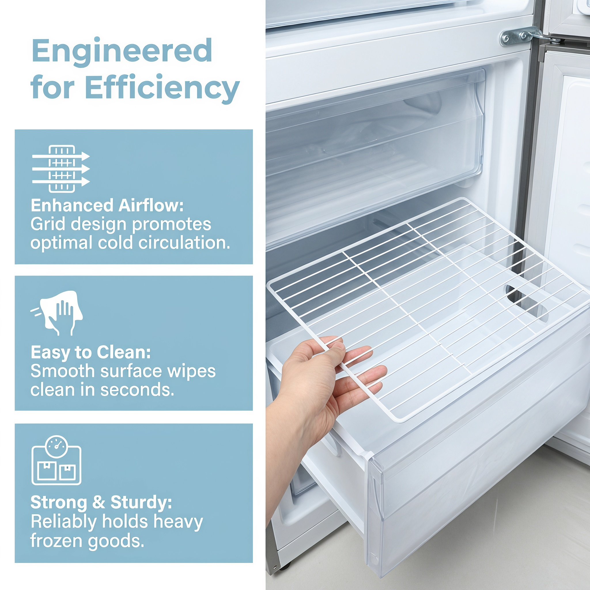Wire Metal Refrigerator Divide - Food Storage And Organizer review and price