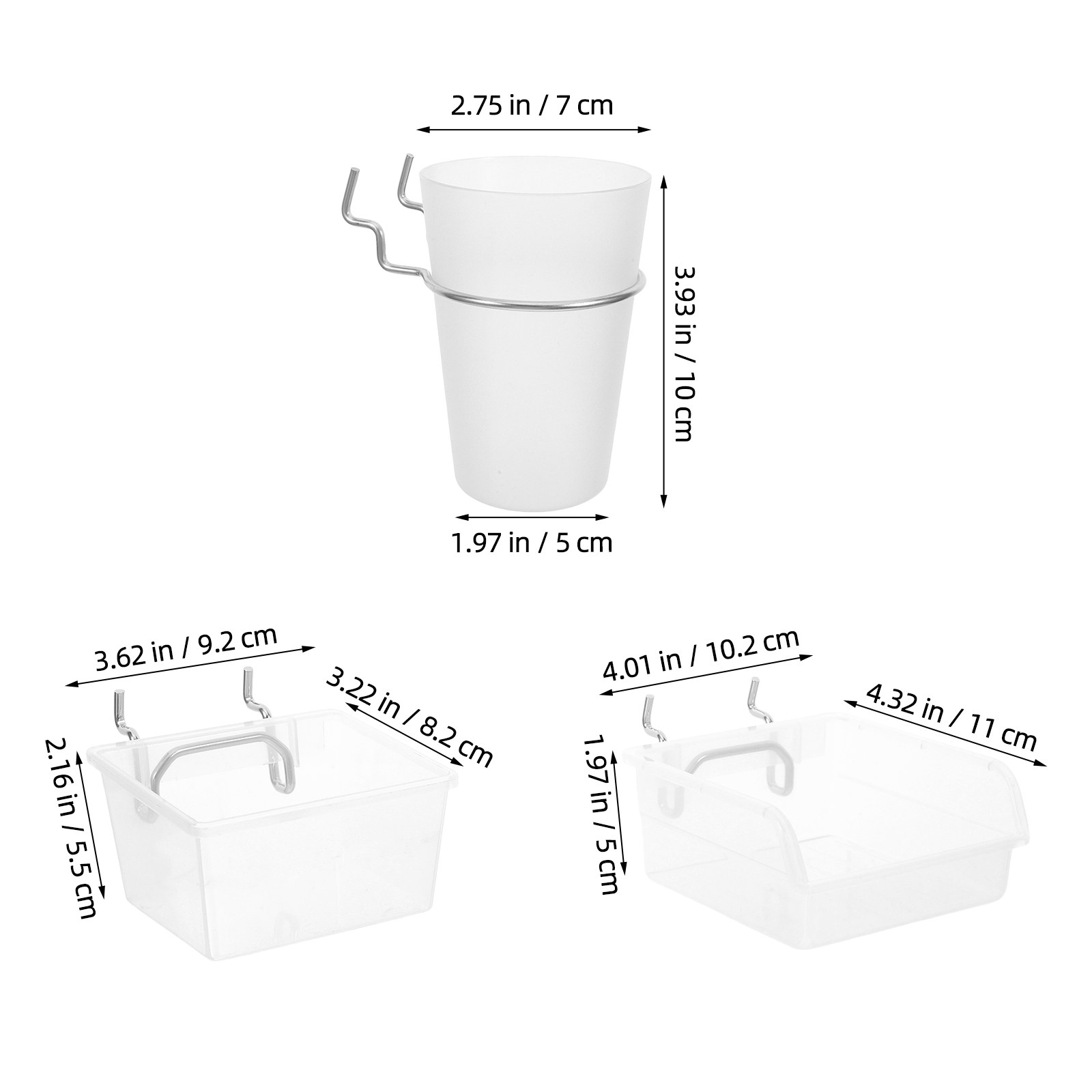 20Pcs Pegboard Storage Bin Org - Food Storage In Room review and price