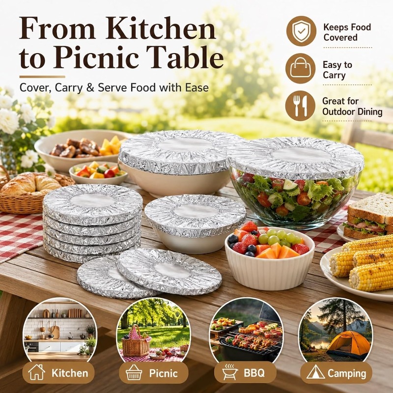 Aluminum Foil Insulation Cover - Food Storage With Colander review and price