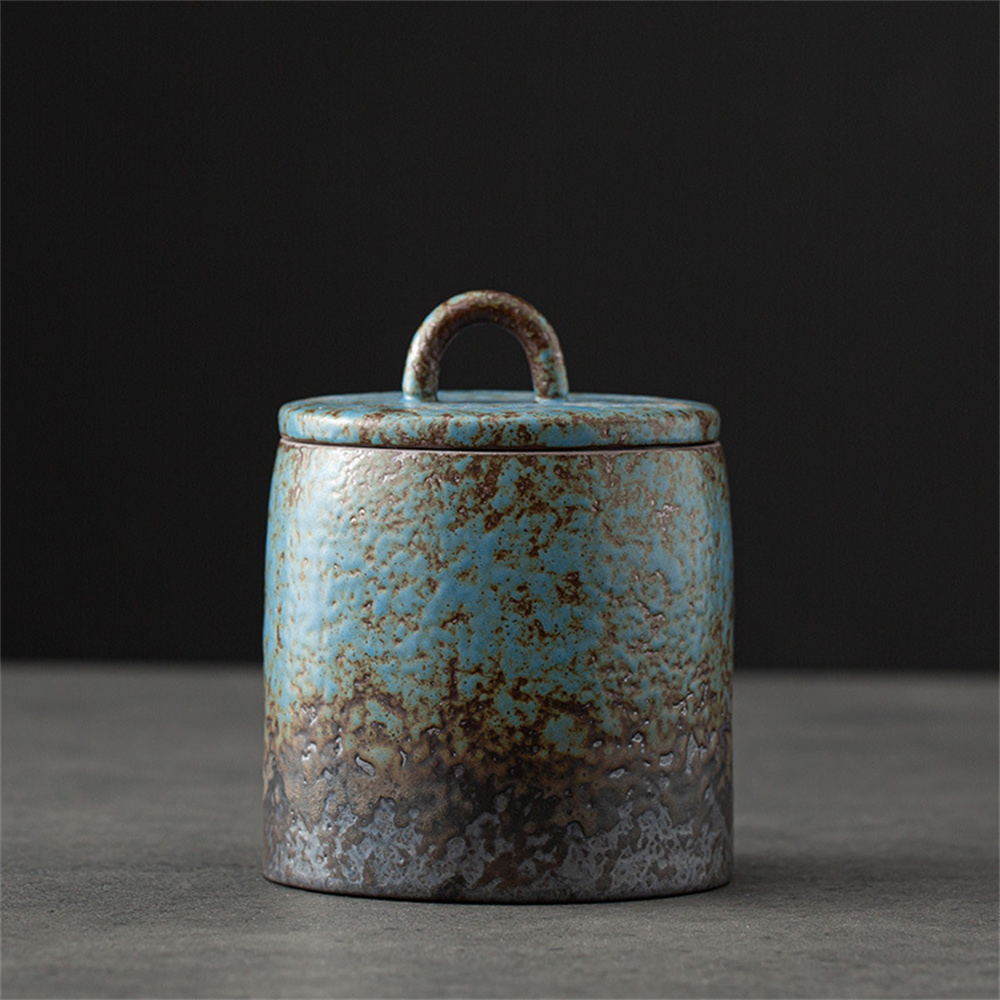 Ceramic Tea Caddy Sealed Jar S - Food Storage With Dividers review and price