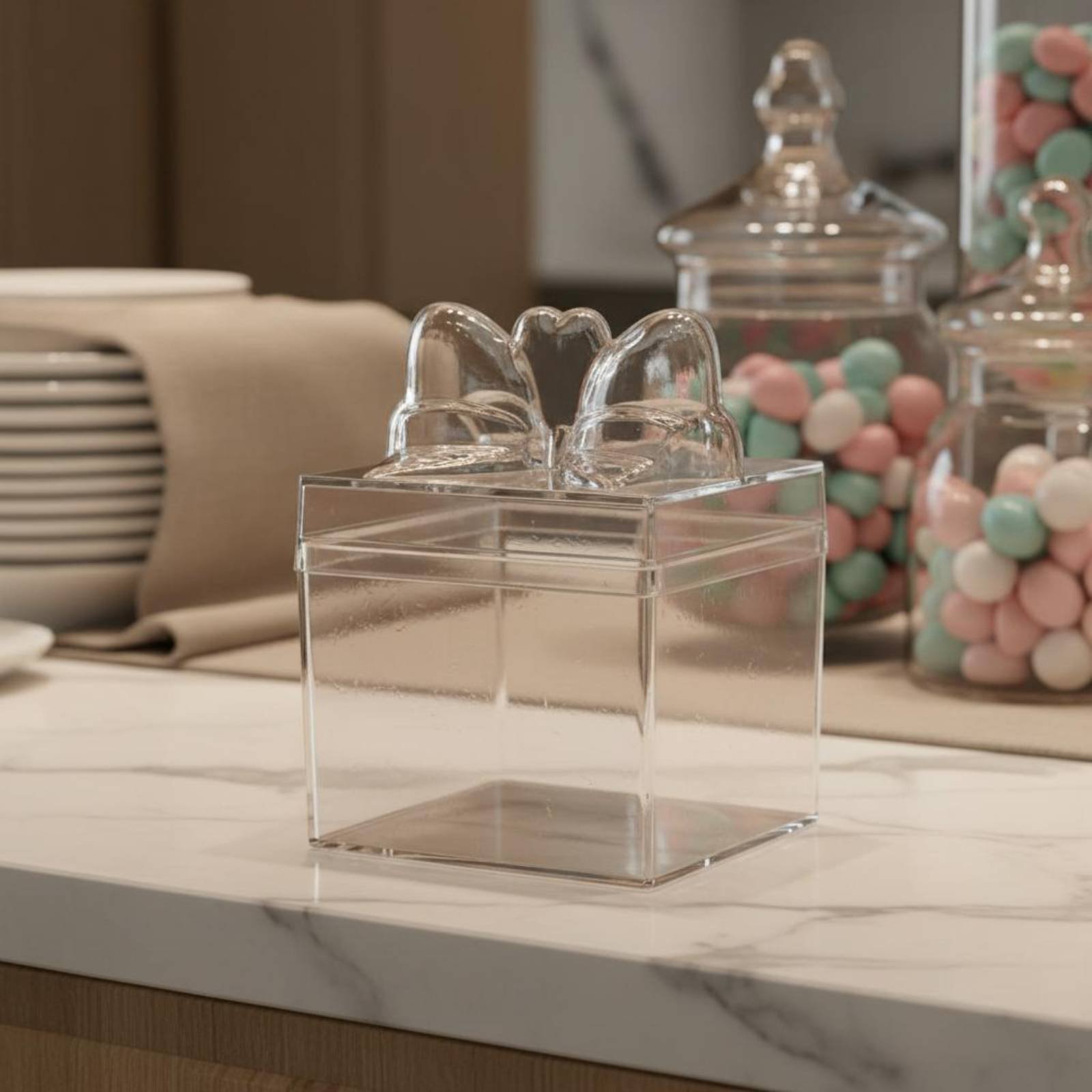 Clear Plastic Candy Box with R - Food Storage For review and price