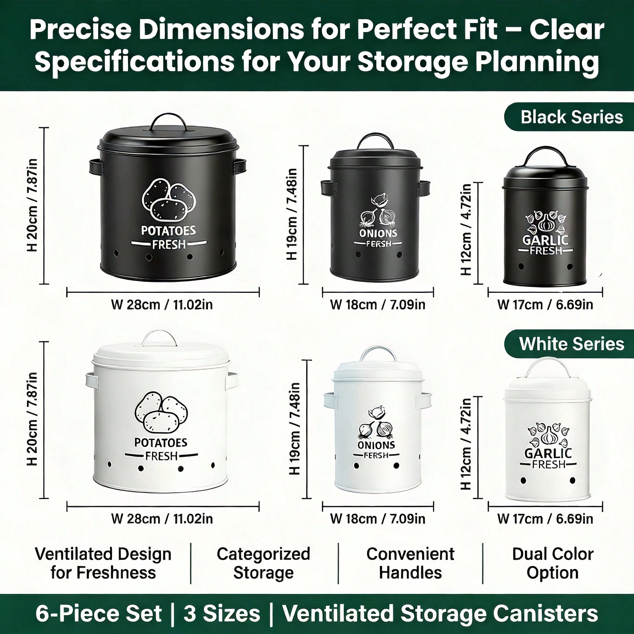 Potato Onion Garlic Storage Bi - Food Storage Canister review and price