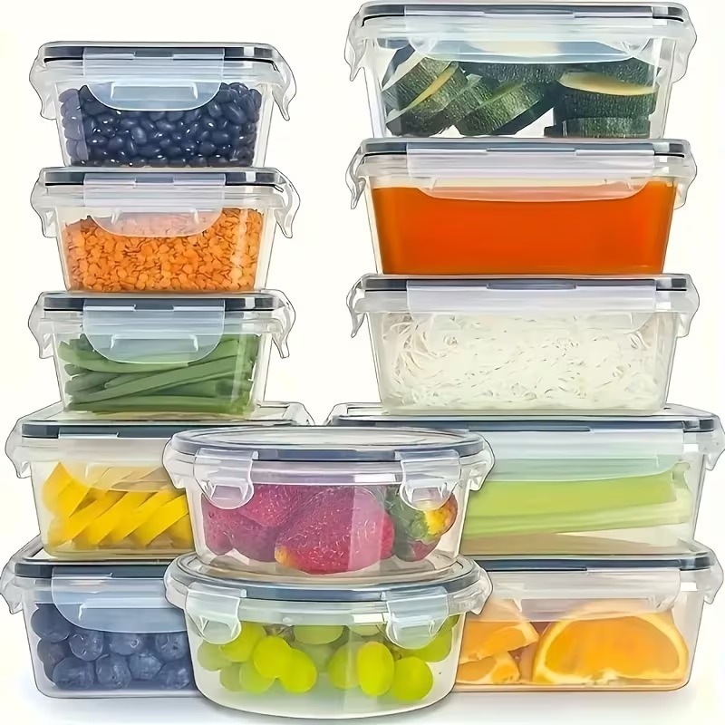 4-Piece Clear Food Storage Con - Food Storage Canister review and price