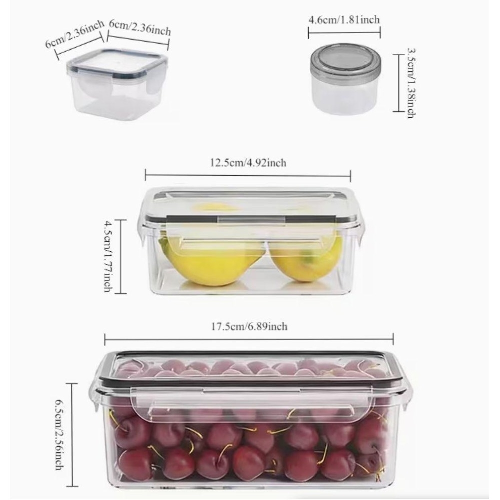 4-Piece Clear Food Storage Con - Food Storage Canister review and price