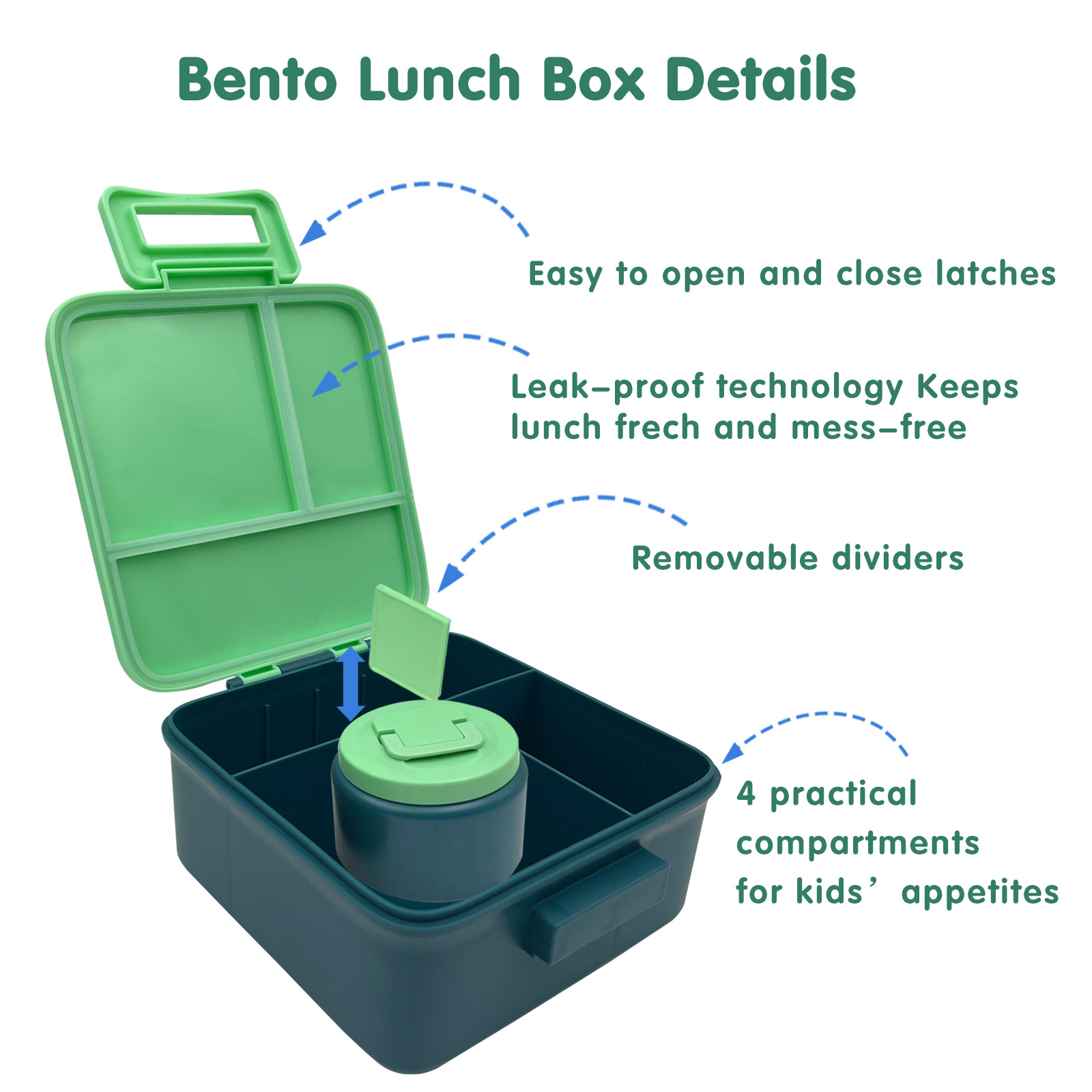 1 Set Bento Lunch Box for Kids - Food Storage Safety review and price