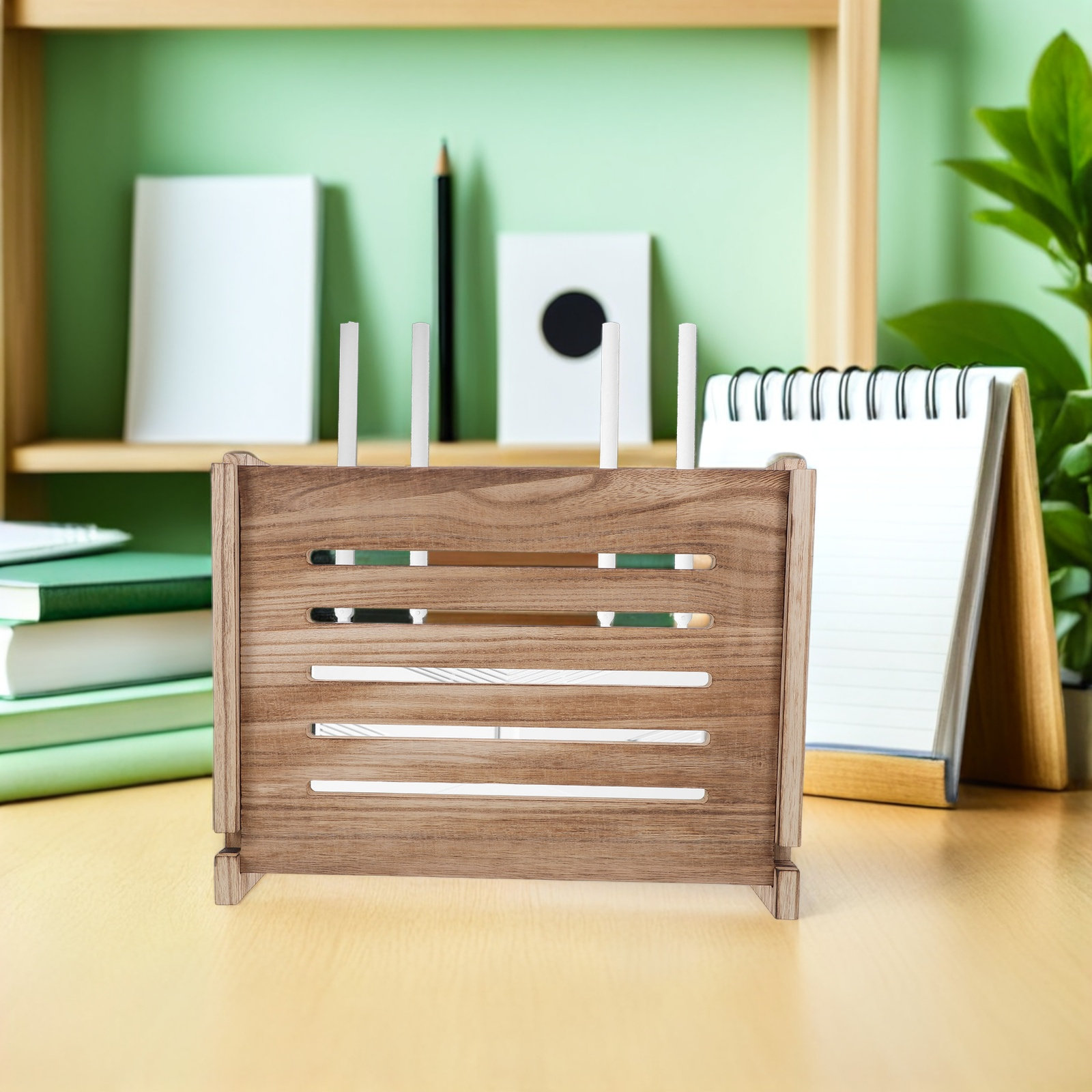 Wooden Wall Mounted Router Sto - Food Storage Management review and price