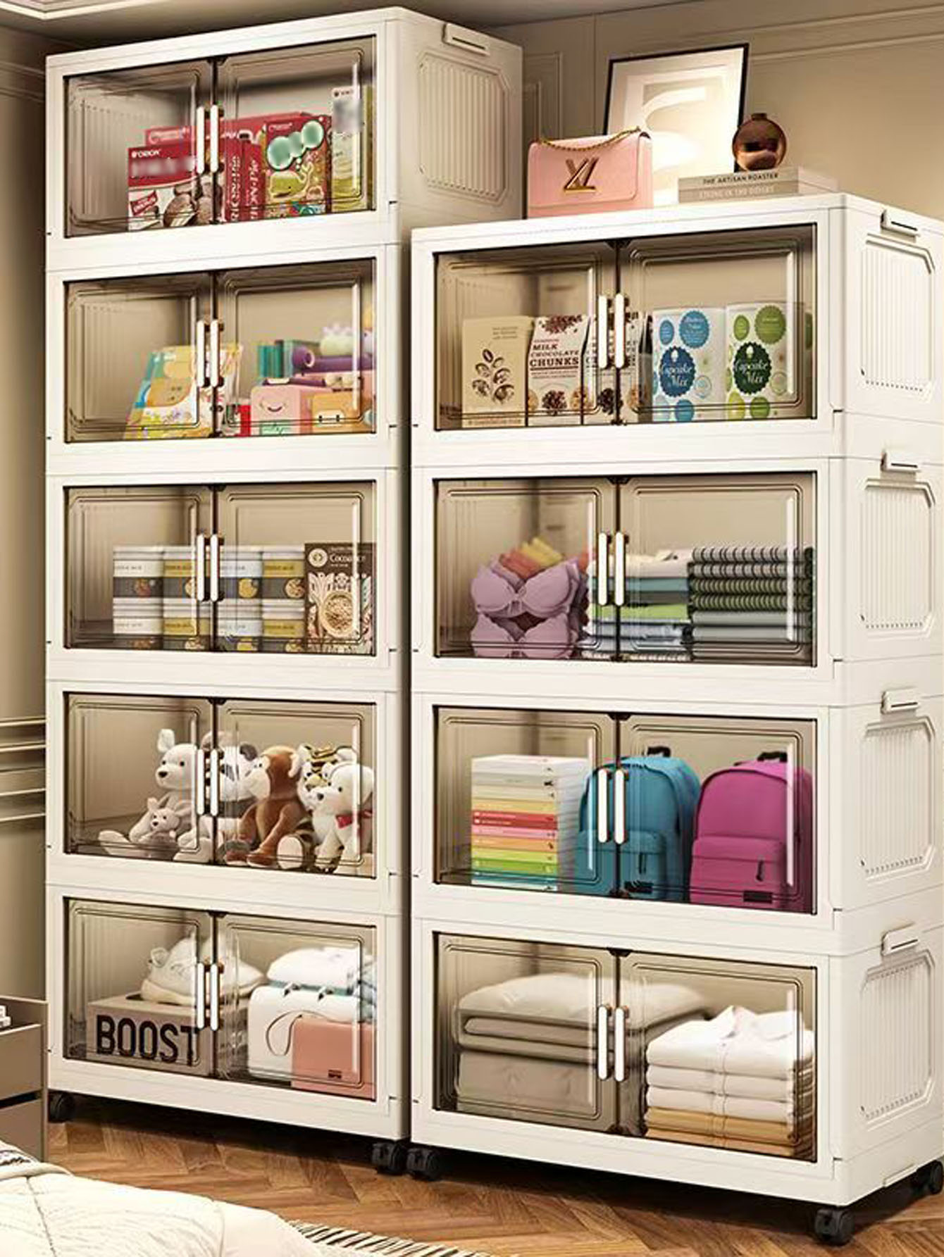 Storage Cabinet Folding Storag - Food Storage In Room review and price