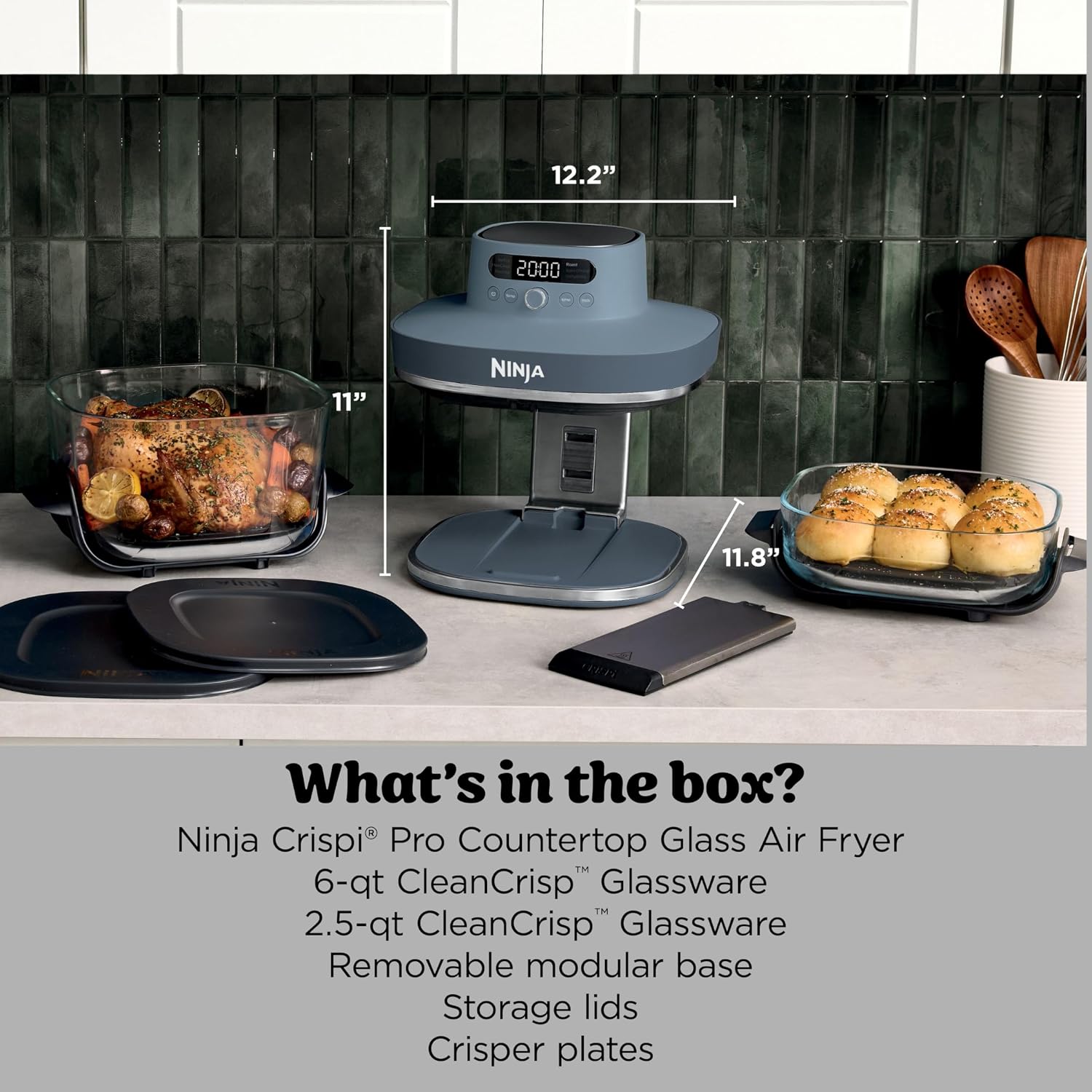 Ninja Crispi Pro 6-in-1 Glass  - Food Storage Safety review and price