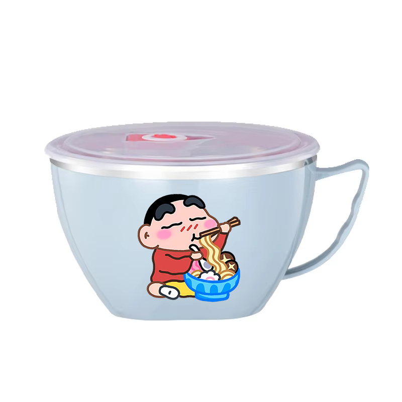Crayon Shin-chan Noodle Bowl L - Food Storage In Room review and price