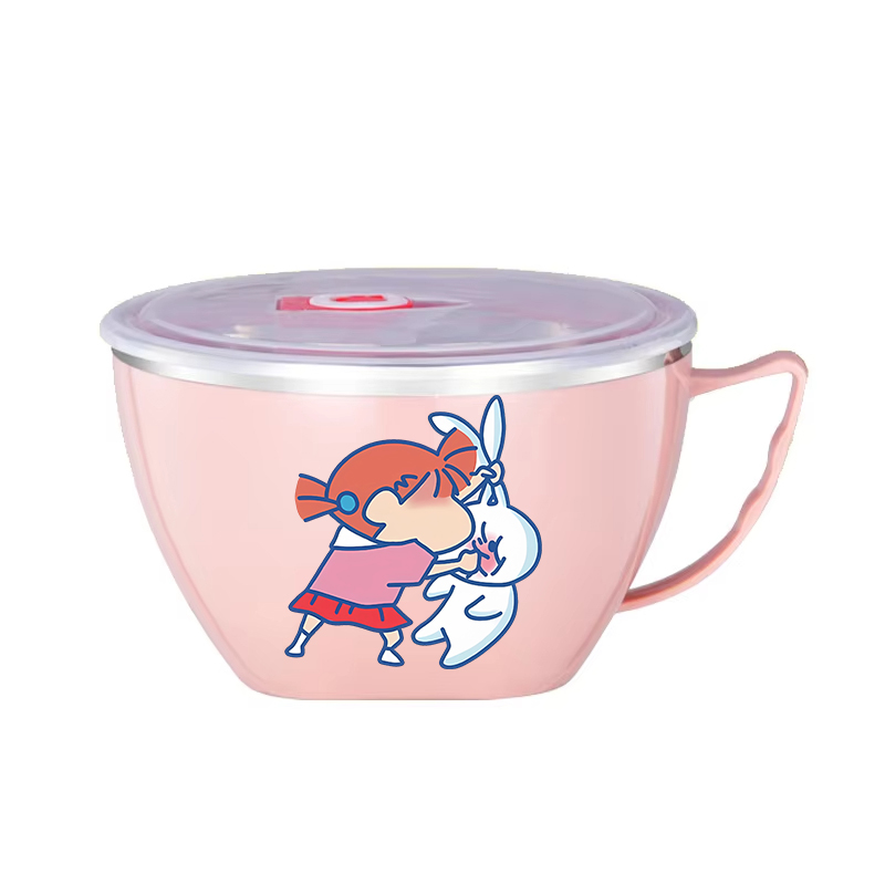 Crayon Shin-chan Noodle Bowl L - Food Storage In Room review and price