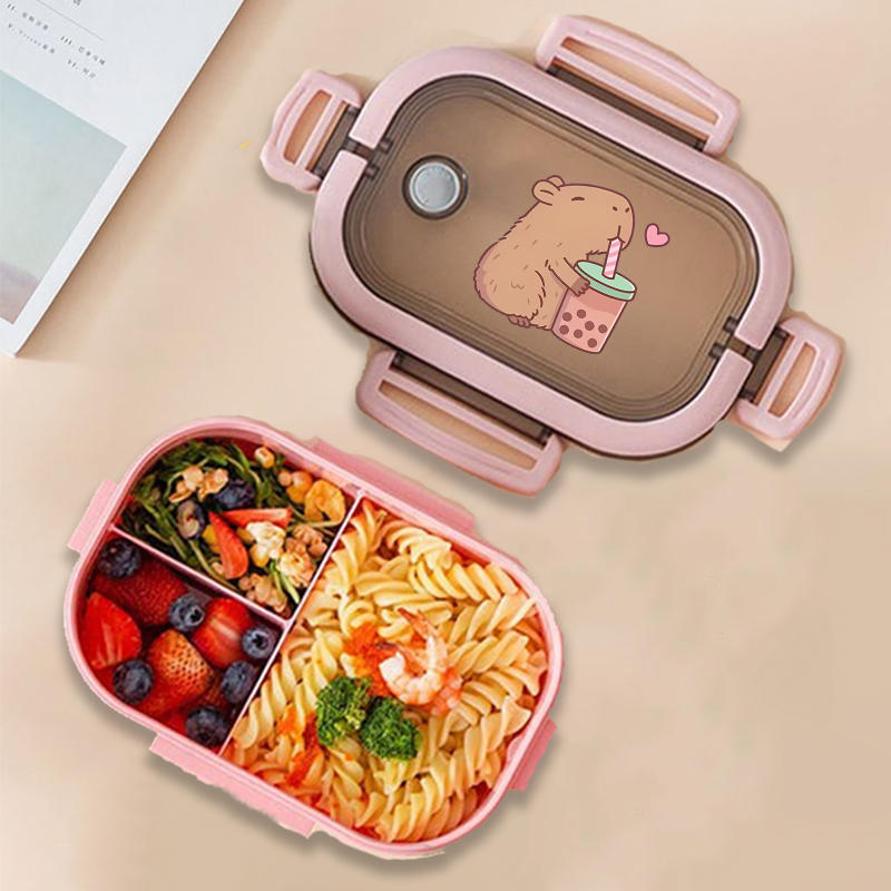 Capybara Bento Lunch Box Anime - Food Storage In Room review and price
