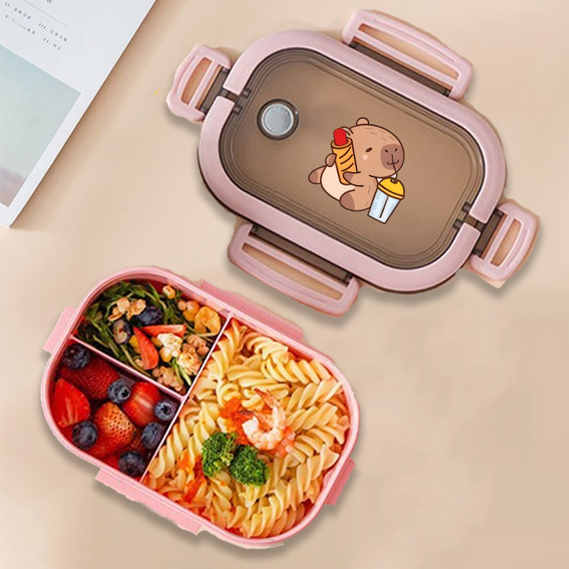 Capybara Bento Lunch Box Anime - Food Storage In Room review and price