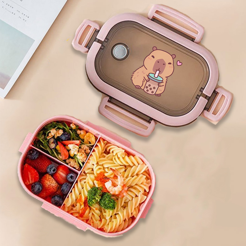 Capybara Bento Lunch Box Anime - Food Storage In Room review and price