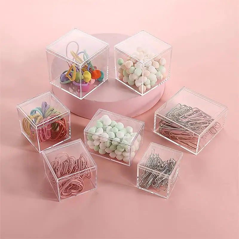12 PCS Transparent Acrylic Box - Food Storage With Dividers review and price