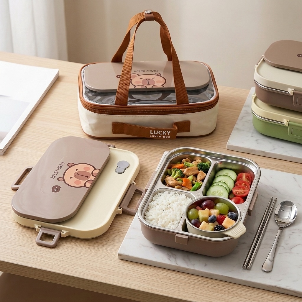 304 Stainless Steel Bento Lunc - Food Storage Underground review and price
