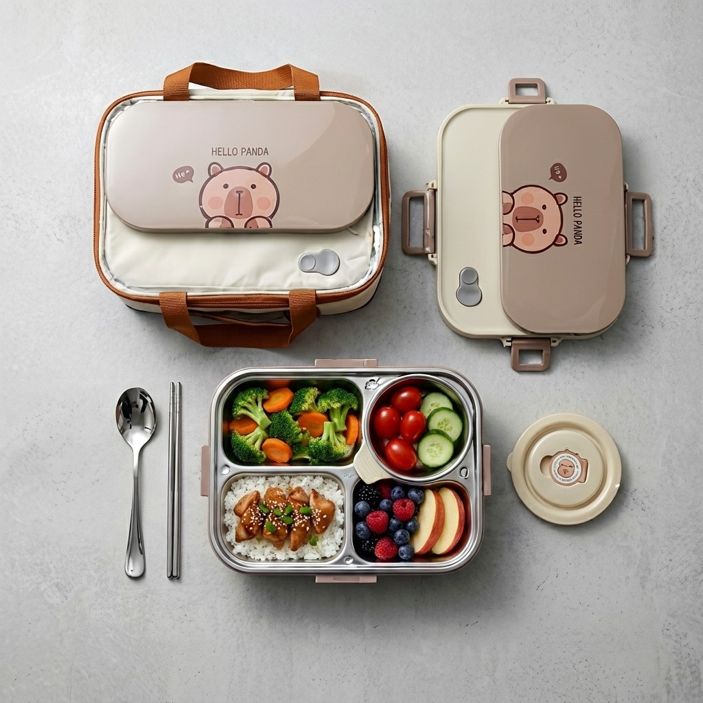 304 Stainless Steel Bento Lunc - Food Storage Underground review and price