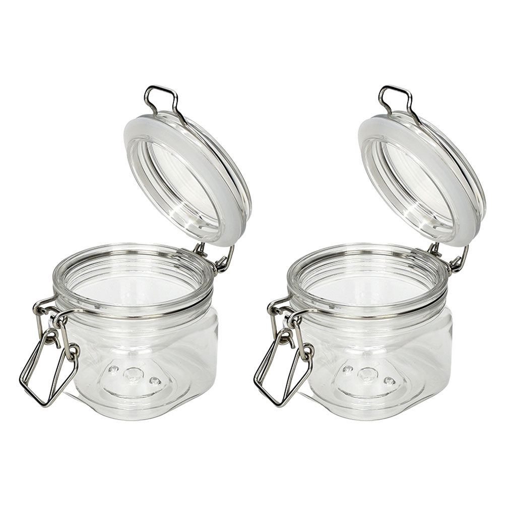 2Pcs Sealed Storage Jars Trans - Food Storage Jars Plastic review and price